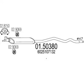 Амортизатор MTS 01.50380