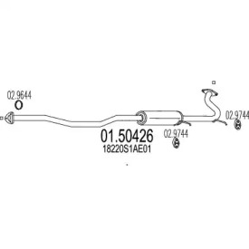 Амортизатор MTS 01.50426