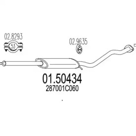 Амортизатор MTS 01.50434