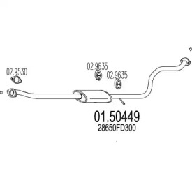 Амортизатор MTS 01.50449