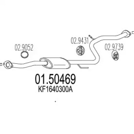 Амортизатор MTS 01.50469