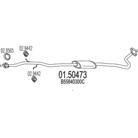 Амортизатор MTS 01.50473