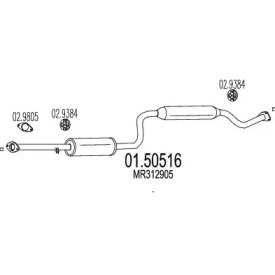 Амортизатор MTS 01.50516