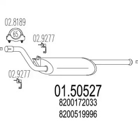 Амортизатор MTS 01.50527