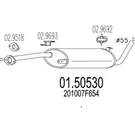 Амортизатор MTS 01.50530