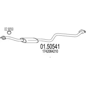 Амортизатор MTS 01.50541