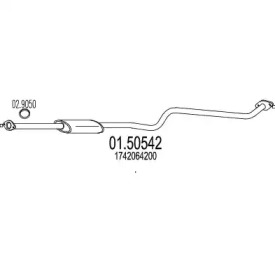 Амортизатор MTS 01.50542