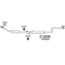 Амортизатор MTS 01.50546