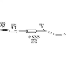 Амортизатор MTS 01.50555