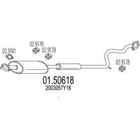 Амортизатор MTS 01.50618