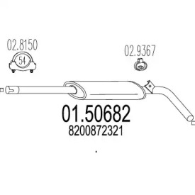 Амортизатор MTS 01.50682