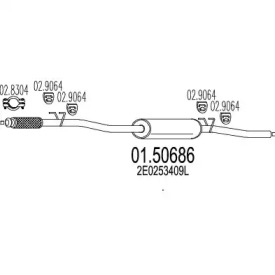 Амортизатор MTS 01.50686