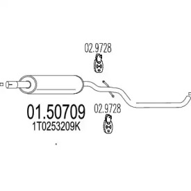 Амортизатор MTS 01.50709