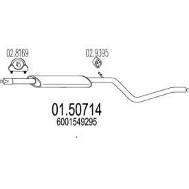 Амортизатор MTS 01.50714