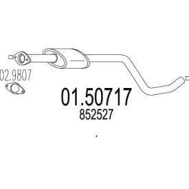 Амортизатор MTS 01.50717