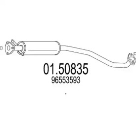 Амортизатор MTS 01.50835