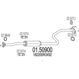 Амортизатор MTS 01.50900