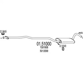 Амортизатор MTS 01.51000