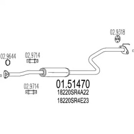 Амортизатор MTS 01.51470