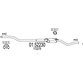 Амортизатор MTS 01.52230