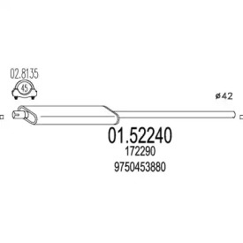 Амортизатор MTS 01.52240