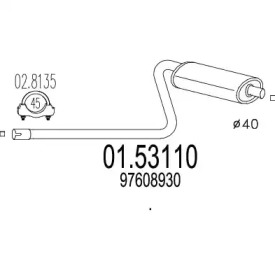 Амортизатор MTS 01.53110