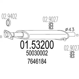 Амортизатор MTS 01.53200