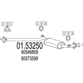 Амортизатор MTS 01.53250