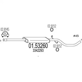 Амортизатор MTS 01.53260