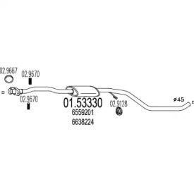 Амортизатор MTS 01.53330