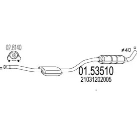 Амортизатор MTS 01.53510