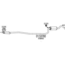 Амортизатор MTS 01.53780