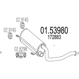 Амортизатор MTS 01.53980