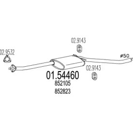 Амортизатор MTS 01.54460