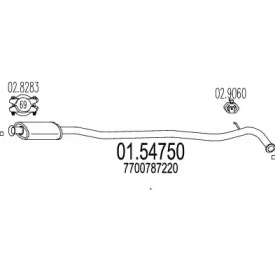 Амортизатор MTS 01.54750