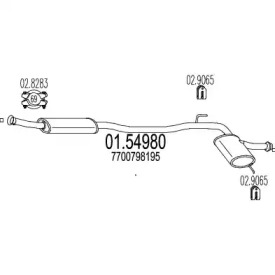 Амортизатор MTS 01.54980