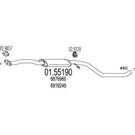 Амортизатор MTS 01.55190