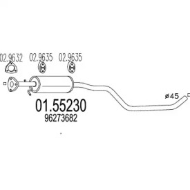 Амортизатор MTS 01.55230