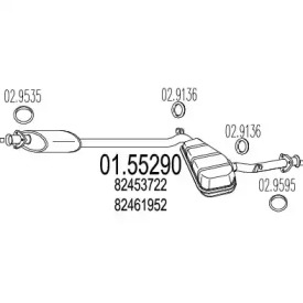 Амортизатор MTS 01.55290