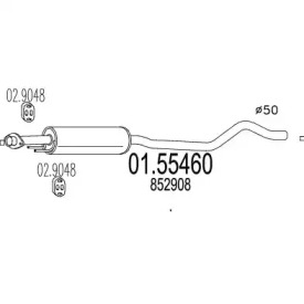 Амортизатор MTS 01.55460