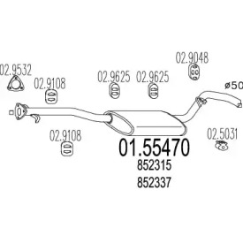 Амортизатор MTS 01.55470