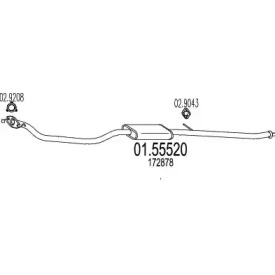 Амортизатор MTS 01.55520