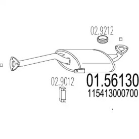 Амортизатор MTS 01.56130