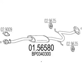 Амортизатор MTS 01.56580