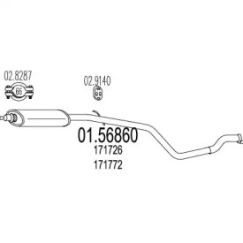 Амортизатор MTS 01.56860