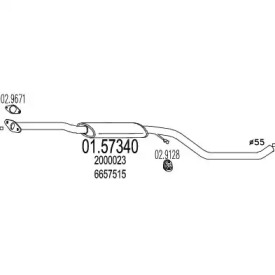 Амортизатор MTS 01.57340