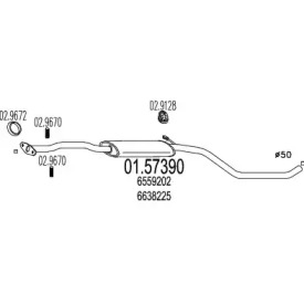 Амортизатор MTS 01.57390