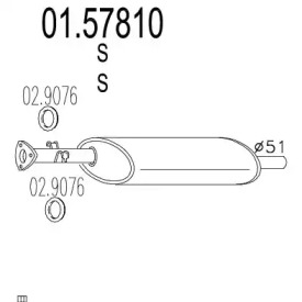 Амортизатор MTS 01.57810