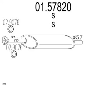 Амортизатор MTS 01.57820