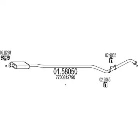 Амортизатор MTS 01.58050